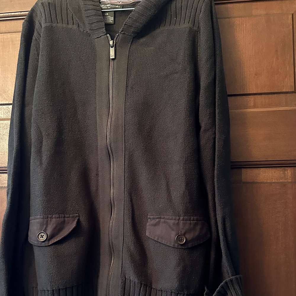Eddie Bauer Black Women's Cardigan Sweater